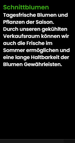 Schnittblumen